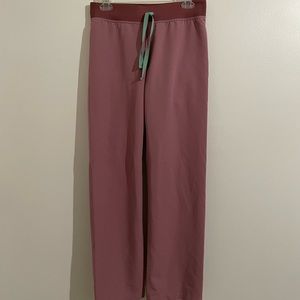 FIGS mineral mauve Livingston pant XS regular waist and length